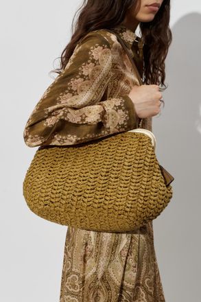 Coach Shoulder Bag Kisslock 27, Womens, Green