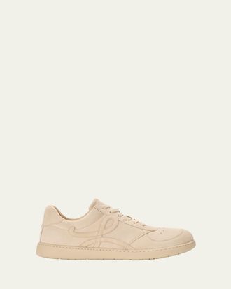 Loewe Mens Jambo Suede Low-Top Sneakers