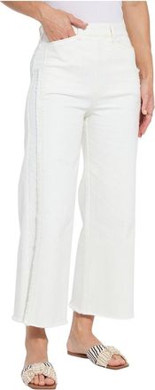 Lyss&eacute; Noah Hi Waist Crop Fringe Jean