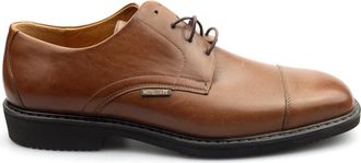 Mephisto Kastanjebruine Leren Schoenen - Heren - Nette schoenen - Bruin - 46 EU - Schoenen