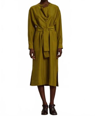 SOEUR Cabourg Midi Dress In Absinthe