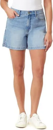 Kensie High Rise Side Slit Denim Shorts in Brisbane at Nordstrom Rack, Size 14