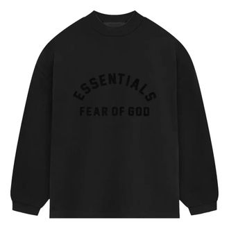 Fear of God SS24 Heavy Jersey Long-Sleeve T-Shirt Jet Black 125SP242014F