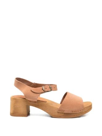 Bosabo Cuir Daim Medium Heel T. 050 Sandals