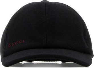 Gucci Black Logo Baseball Hat