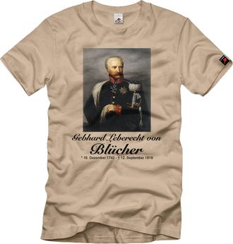 Copytec Gebhard Leberecht Blücher 893 T-Shirt, sand, XL