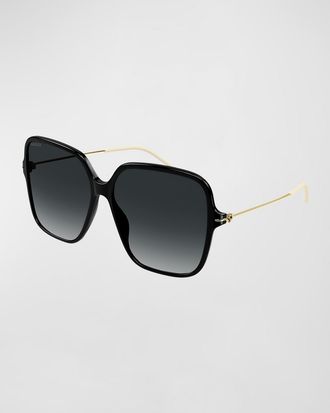 Gucci GG Square Acetate Sunglasses