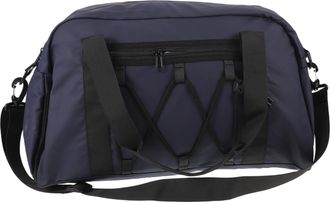 Frcolor Travel Duffel Bag Large Capacity with Sandproof Material Multi-pocket Design Dual Carry for Camping Gym Business Trips and Shopping Blue