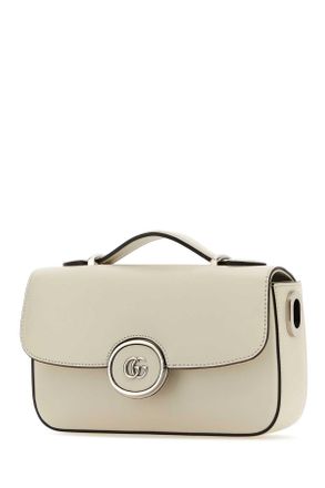 Gucci Womens Ivory Leather Mini Petite Gg Handbag Mysticwhite Borse A Mano
