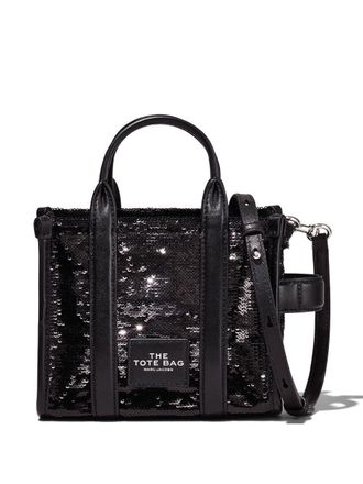 Marc Jacobs The Sequins crossbody shopper met pailletten - Zwart