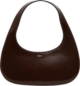 Coperni Slim Swipe Baguette - Dames - Handtassen - Bruin - ONE Size - Leer - Tassen
