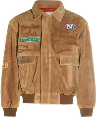 Paly Hollywood Sunset Embellished Suede Jacket