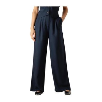 Modstr&ouml;m Dames, Broeken, Blauw, Maat: XS Poliester