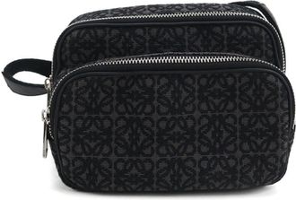 Loewe Black Jacquard Shoulder Bag (Pre-Owned)