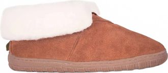Cloud Nine Womens Slippers Suede Leather Bootie In Chestnut