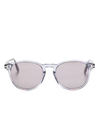 Tom Ford Eyewear Occhiali da sole tondi - Grigio