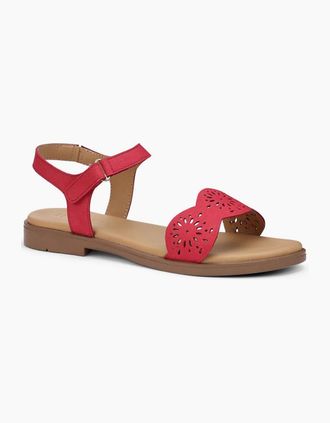 Hotter Womens Arabella Womens Sandals - Red - Size: 6.5