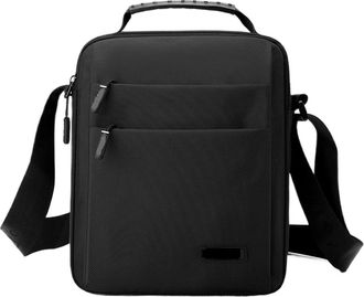 Generic Compatible For Mens Bag Totes Handbag Waterproof Oxford Men Messenger Bags Shoulder Male Casual Travel Crossbody(Black)