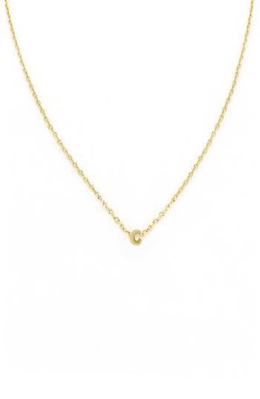 Panacea Bubble Initial Necklace in Gold-C at Nordstrom Rack