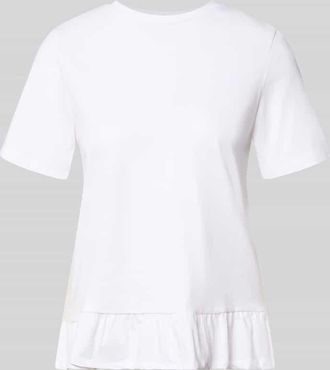 Pieces Regular Fit T-Shirt aus reiner Baumwolle Modell DISSO in Weiss, Gr&ouml;&szlig;e XS