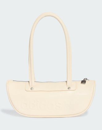 adidas Originals Borsa bowling allungata bianco wonder