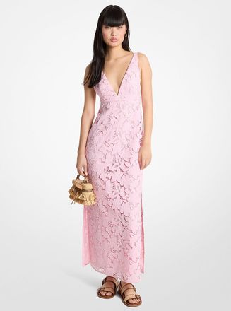 Michael Kors Corded Floral Lace Maxi Dress