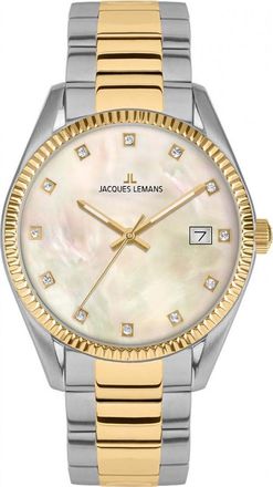 Jacques Lemans Womens 50-4L Ladies Derby Watch - Silver - One Size