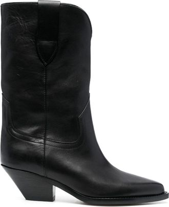 Isabel Marant Dahope 50 Leather Western Boots - Womens - Calf Leather