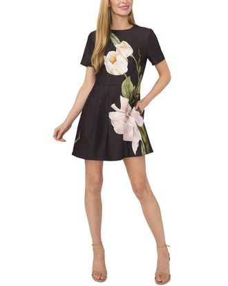 Ted Baker Front Pleats Mini Dress