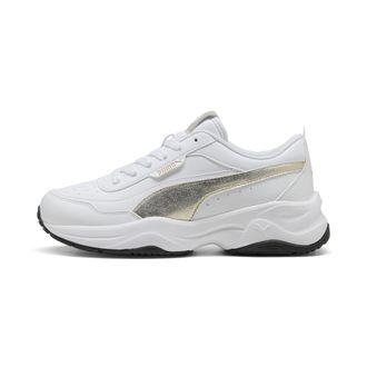 Puma Sneakers Cilia Mode Metallizzato Whisper da donna, Scarpe, Bianco, 35.5