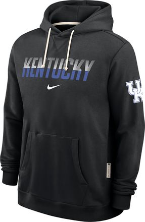 Nike Kentucky Sideline Standard Issue Nike Mens Dri-FIT College Pullover Hoodie in Black | 03AZ00ANKY-8DF