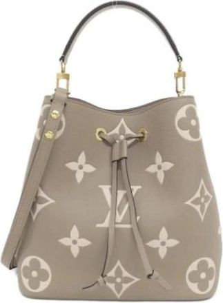Louis Vuitton Pre-owned M45555 Schoudertas - Dames - Vintage Tas - Beige - ONE Size - Leer - Vintage