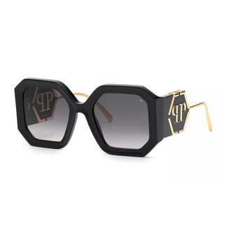 Philipp Plein Philipp Plein Sunglasses Square Full Rim, Black Frame And Grey Gradient Lens Spp0670700
