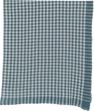 Apuntob Accessoires, Dames, Blauw, ONE Size, Gingham Stole