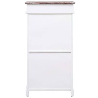Berkfield Home Shoe Cabinet Brown 50x28x98 cm Paulownia Wood | Size: 50 x 28 x 98 cm