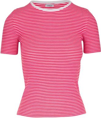 Akris T-shirt a righe - Arancione