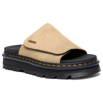 Dr. Martens Zebzag Slide EH Suede Sandalen - Unisex | beige/schwarz