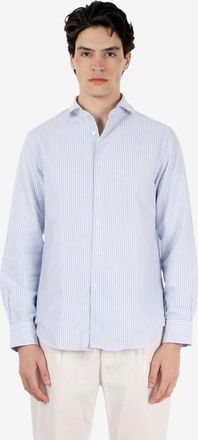 Aspesi Camicia a righe azzurra