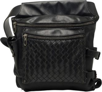 Bottega Veneta Black Leather Sling Bag (Pre-Owned)