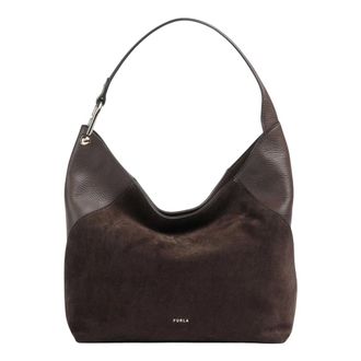 Furla Lara M Hobo - Dames - Tassen - Bruin - Maat: ONE Size Zijde