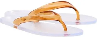 Ancient Greek Sandals Jelly Flip Flop in Caramel/clear at Nordstrom, Size 40