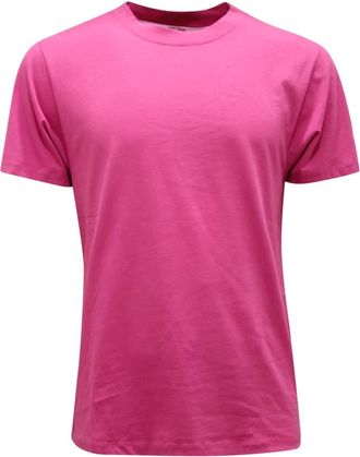 GCDS T-Shirts, male, Pink, Size: XS Maglia Wear T-Shirt