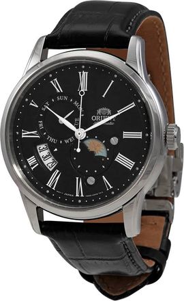 Orient Sun and Moon Automatic Black Dial Mens Watch RA-AK0010B10B