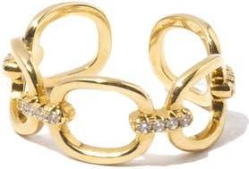 Miranda Frye Kennedy Frozen Link Ring in Gold at Nordstrom