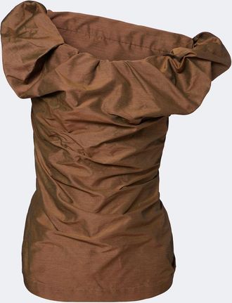 Vivienne Westwood Ginnie off-shoulder twill top