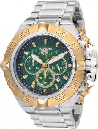 Invicta Subaqua Noma IV Chronograph GMT Quartz Green Dial Mens Watch 48197