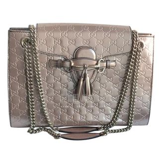 Gucci Guccissimo Emily Patent Leather Shoulder bag