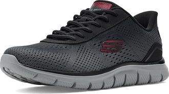 Skechers Track Revno Hands Free Slip-In Mens Shoes Black/Charcoal : 11.5 D - Medium, Textile