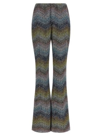 Missoni Multicolor Viscose Flared Womens Pants