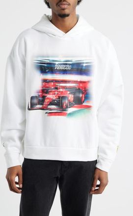Puma x Scuderia Ferrari Maranello Pullover Hoodie in Puma White at Nordstrom, Size Xx-Large